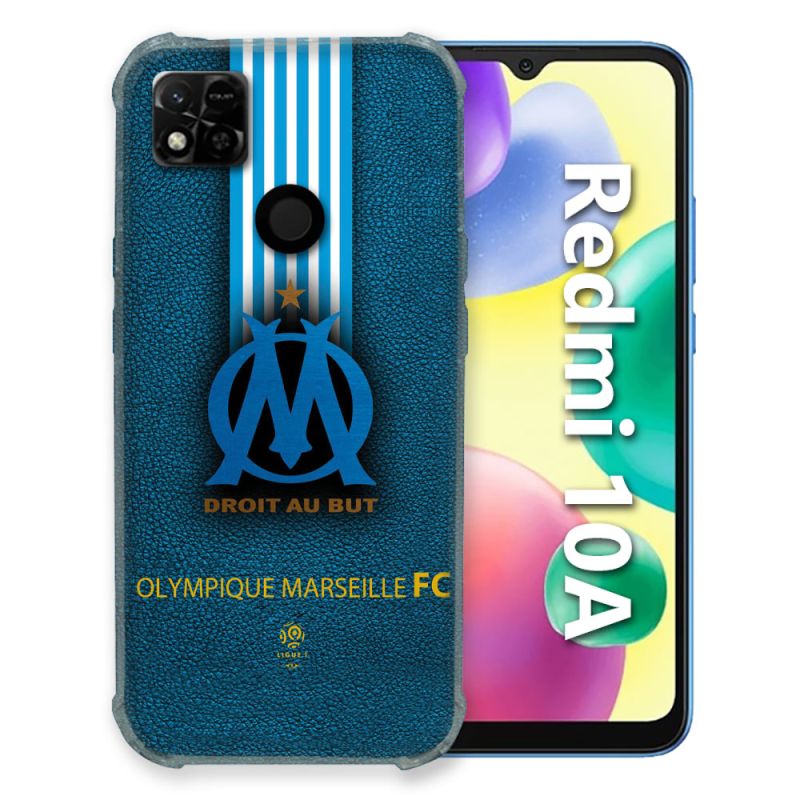Coque Pour Xiaomi Redmi 10A Olympique Marseille OM Bande
