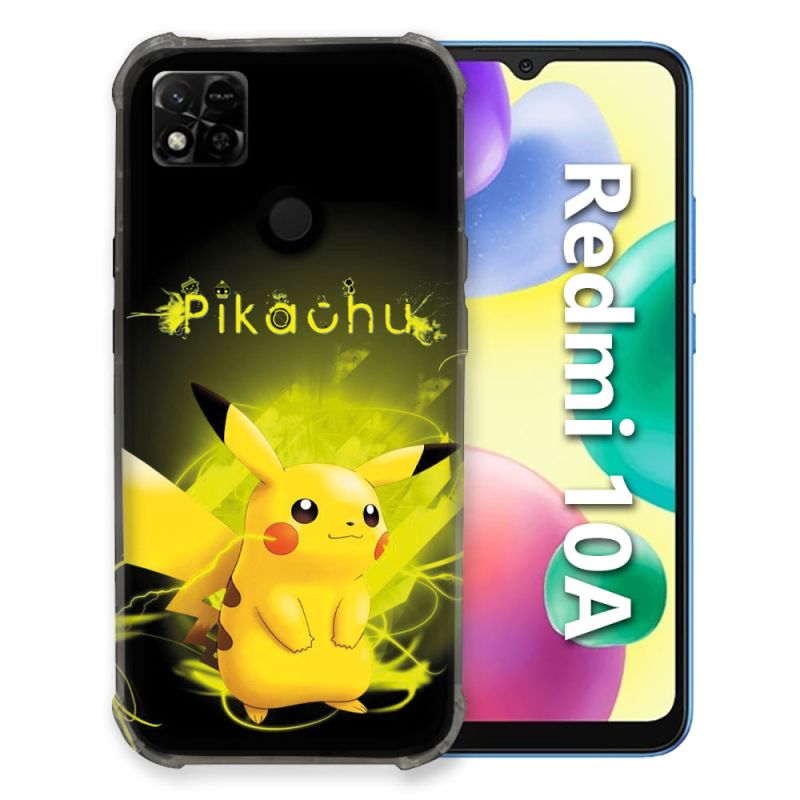 Coque Pour Xiaomi Redmi 10A Pokemon Pikachu Eclair