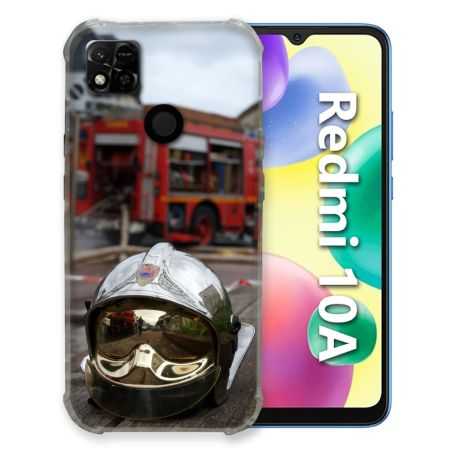 Coque Pour Xiaomi Redmi 10A Pompier Casque Camion