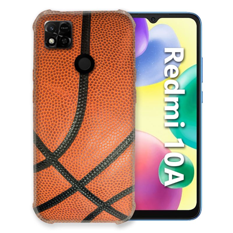Coque Pour Xiaomi Redmi 10A Sport Ballon Basket