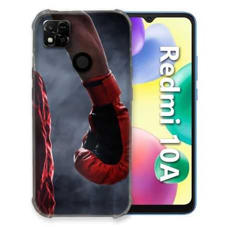 Coque Pour Xiaomi Redmi 10A Sport Boxe Gant Rouge