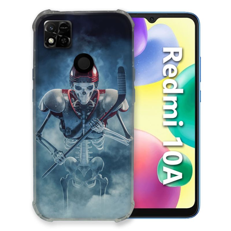 Coque Pour Xiaomi Redmi 10A Sport Hockey Squelette