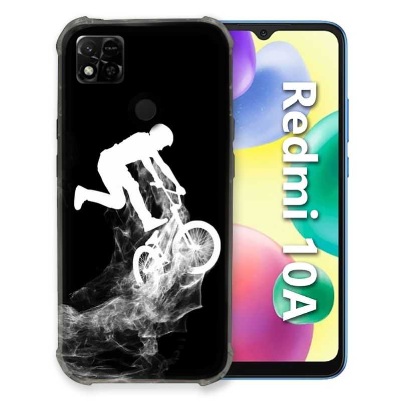 Coque Pour Xiaomi Redmi 10A Sport VTT Noir