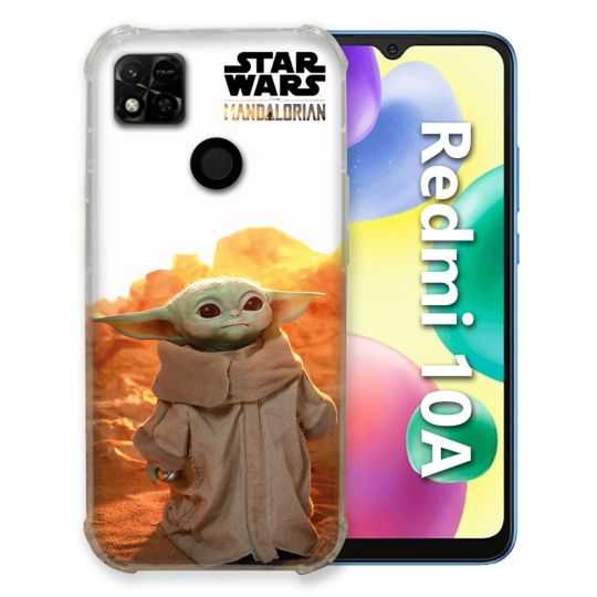 Coque Pour Xiaomi Redmi 10A Star Wars - Yoda bebe soleil