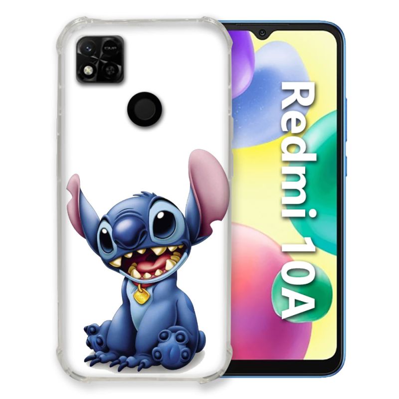 Coque Pour Xiaomi Redmi 10A Stitch Blanc