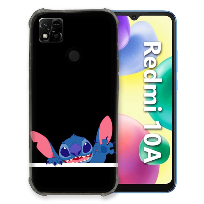 Coque Pour Xiaomi Redmi 10A Stitch Noir