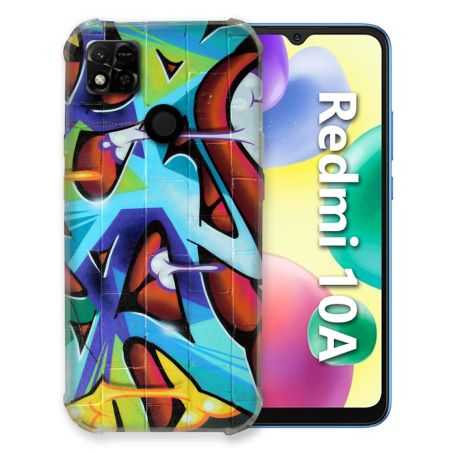 Coque Pour Xiaomi Redmi 10A Street Art Graf Color