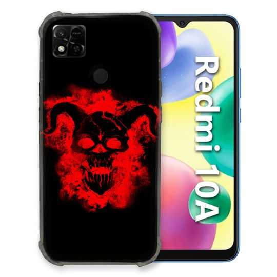 Coque Pour Xiaomi Redmi 10A Tete de Mort Diable