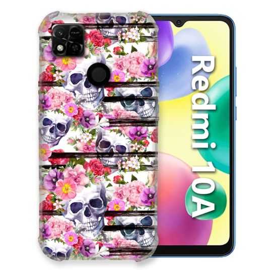 Coque Pour Xiaomi Redmi 10A Tete de Mort Pattern