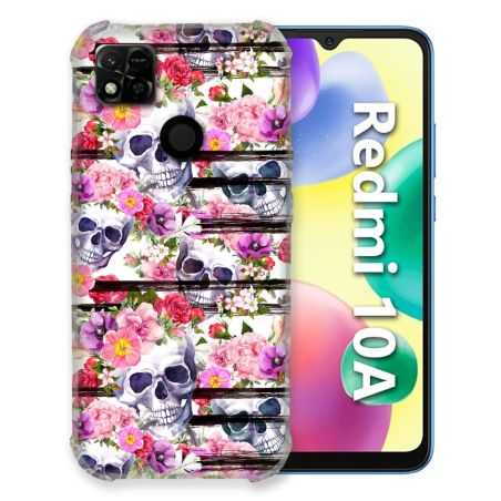Coque Pour Xiaomi Redmi 10A Tete de Mort Pattern