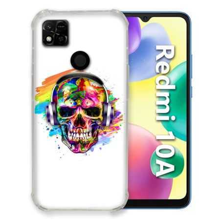 Coque Pour Xiaomi Redmi 10A Tete de Mort Tag