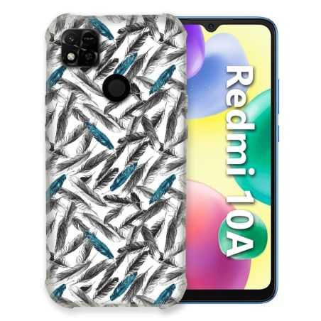Coque Pour Xiaomi Redmi 10A Texture Plume Canard