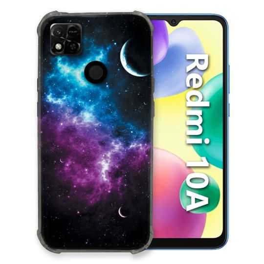 Coque Pour Xiaomi Redmi 10A Univers Bleu Violet