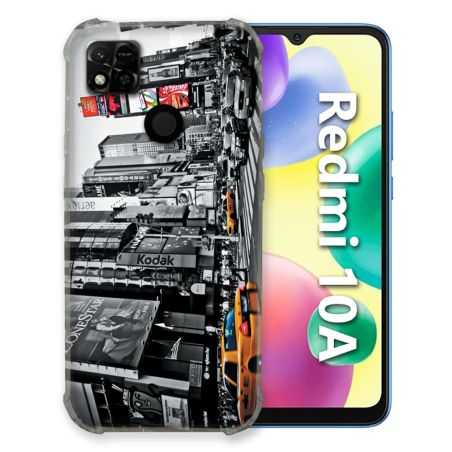 Coque Pour Xiaomi Redmi 10A Voyage Amerique USA New York Taxi