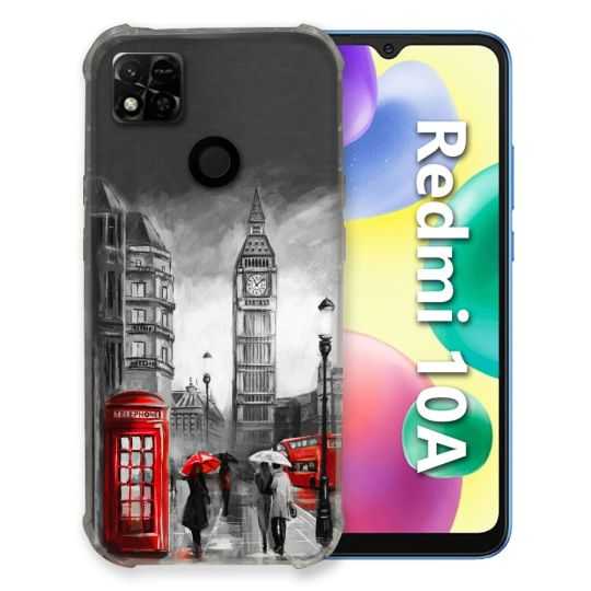 Coque Pour Xiaomi Redmi 10A Voyage Angleterre Londres Vintage