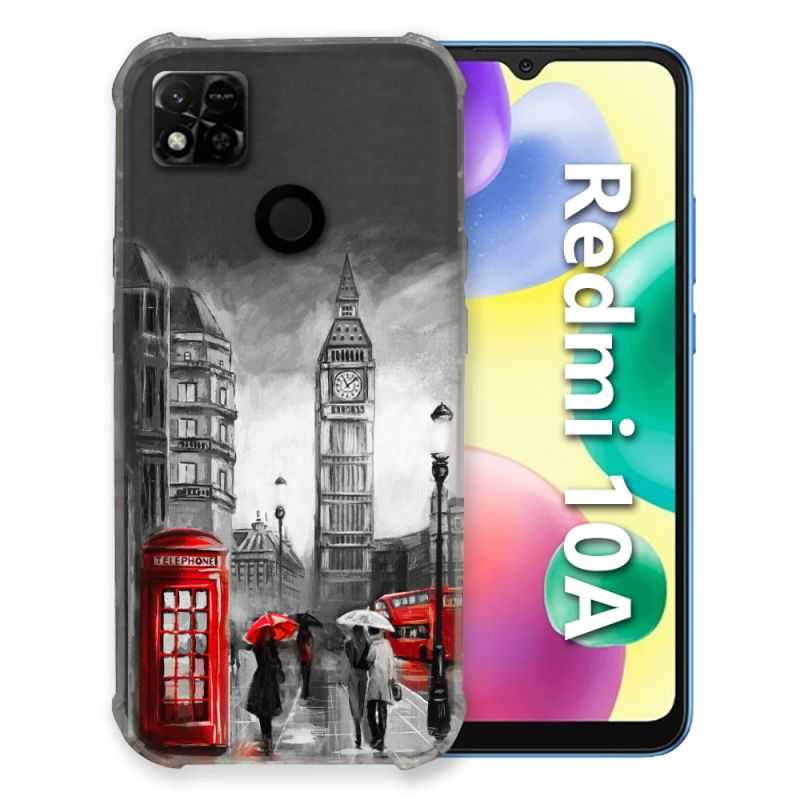 Coque Pour Xiaomi Redmi 10A Voyage Angleterre Londres Vintage
