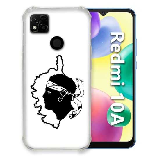 Coque Pour Xiaomi Redmi 10A Voyage Corse Blanc