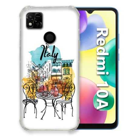 Coque Pour Xiaomi Redmi 10A Voyage Italie Vintage