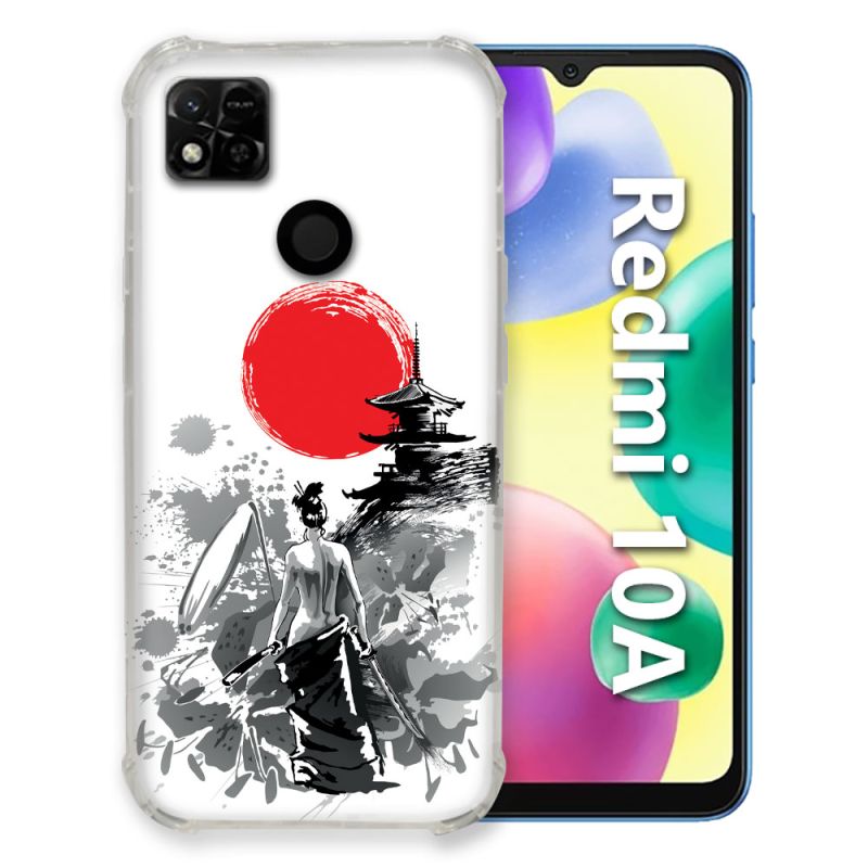 Coque Pour Xiaomi Redmi 10A Voyage Japon Femme