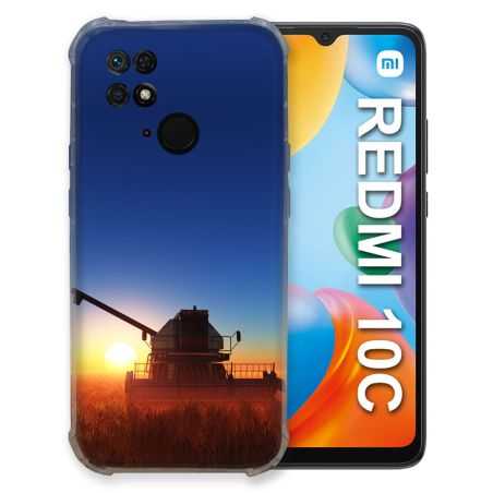 Coque Pour Xiaomi Redmi 10C Agriculture Moissonneuse Soleil