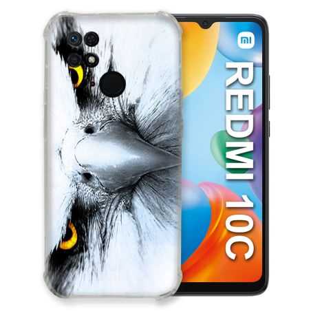 Coque Pour Xiaomi Redmi 10C Animal Aigle Royal Blanc