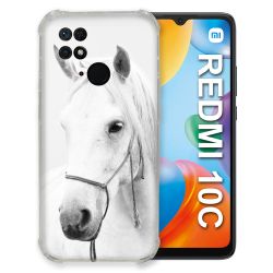 Coque Pour Xiaomi Redmi 10C Animal Cheval Cristal