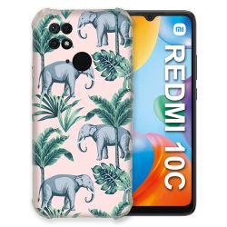 Coque Pour Xiaomi Redmi 10C Animal Elephant Pattern
