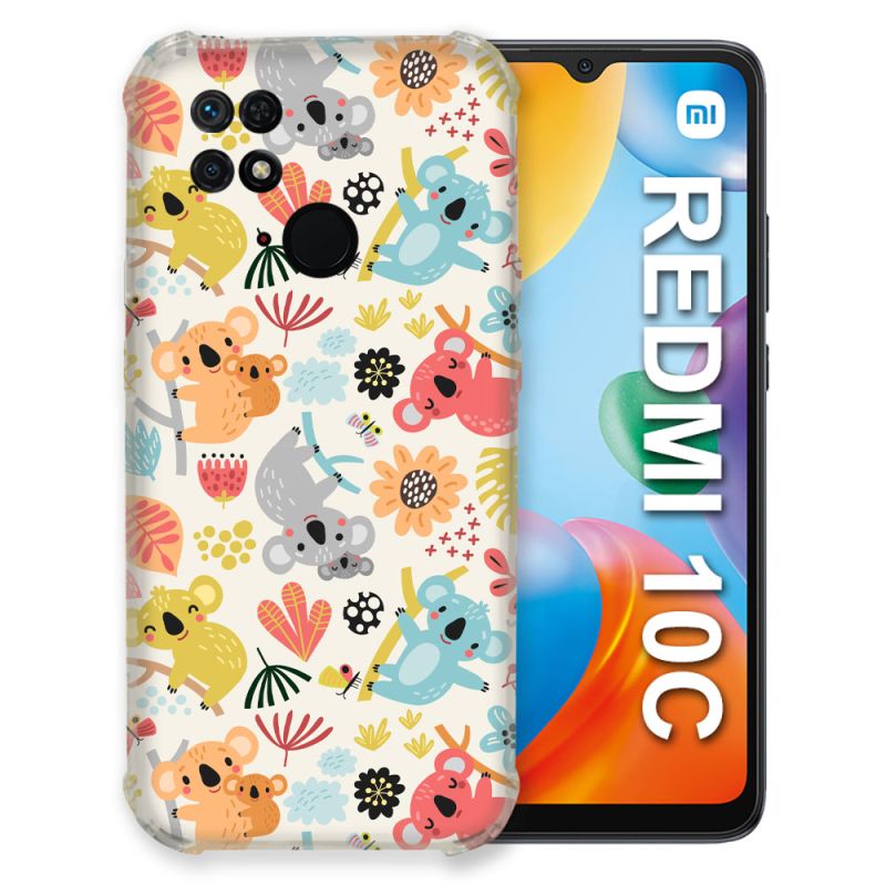 Coque Pour Xiaomi Redmi 10C Animal Koala Pattern