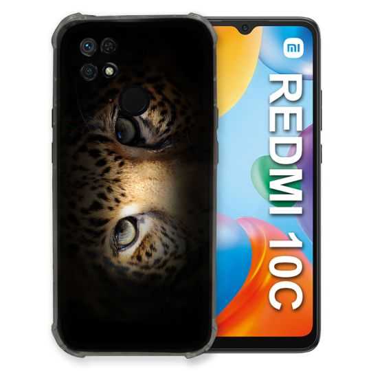 Coque Pour Xiaomi Redmi 10C Animal Leopard Yeux