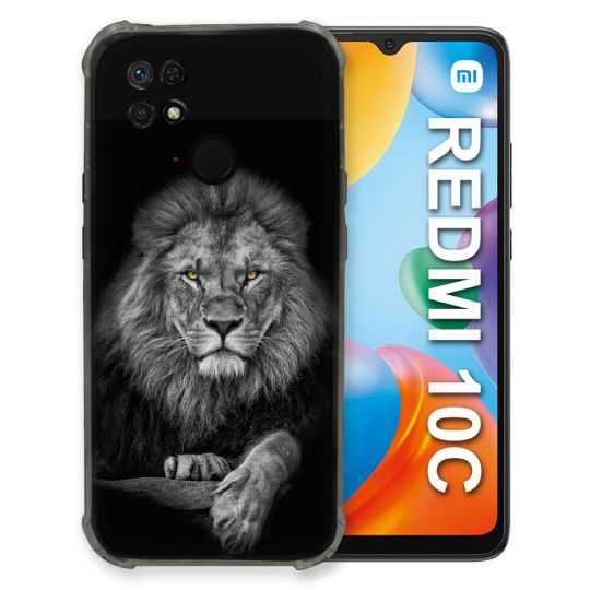 Coque Pour Xiaomi Redmi 10C Animal Lion Majestueux