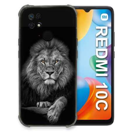 Coque Pour Xiaomi Redmi 10C Animal Lion Majestueux