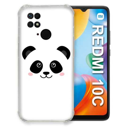 Coque Pour Xiaomi Redmi 10C Animal Panda Blanc