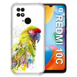 Coque Pour Xiaomi Redmi 10C Animal Perroquet Jaune