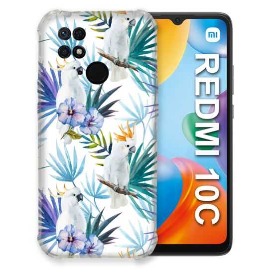 Coque Pour Xiaomi Redmi 10C Animal Perroquet Peinture