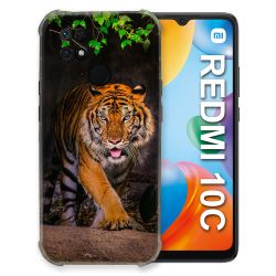 Coque Pour Xiaomi Redmi 10C Animal Tigre Jungle