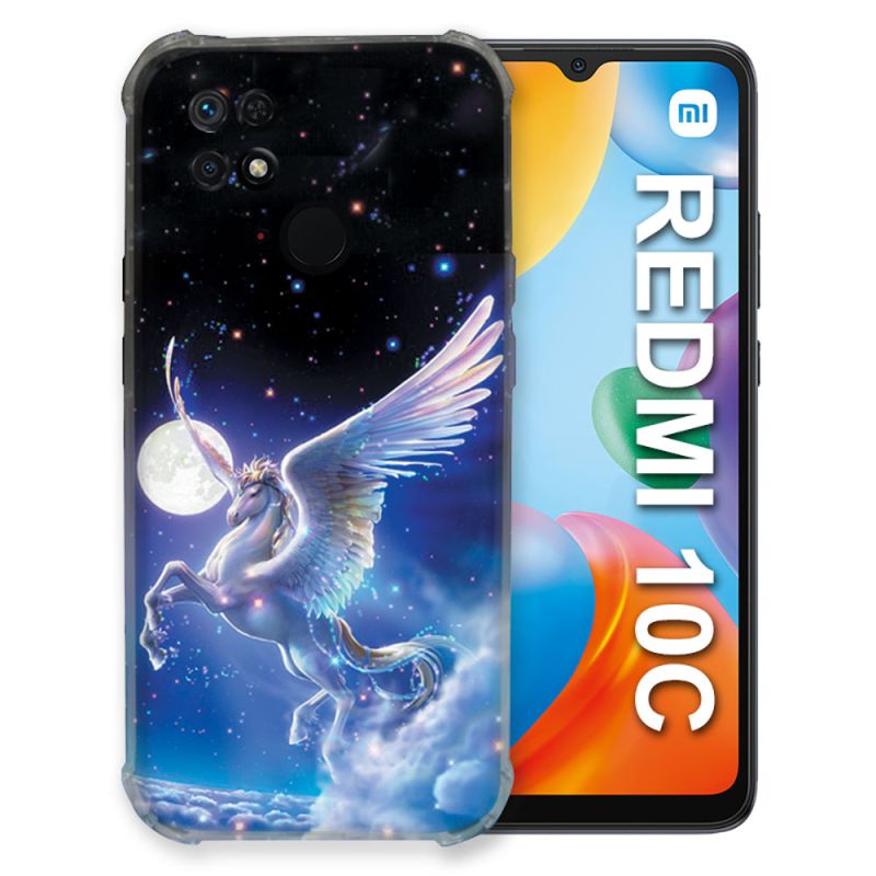 Coque Pour Xiaomi Redmi 10C Fantastique Licorne Céleste
