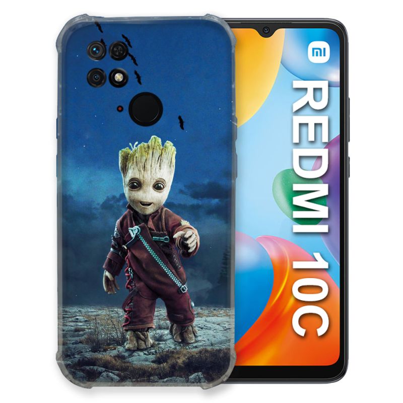 Coque Pour Xiaomi Redmi 10C Groot Bleu