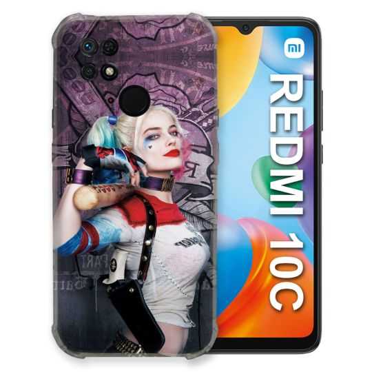 Coque Pour Xiaomi Redmi 10C Harley Quinn Batte