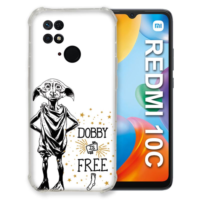 Coque Pour Xiaomi Redmi 10C Harry Potter Dobby Free Blanc