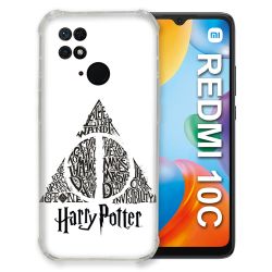 Coque Pour Xiaomi Redmi 10C Harry Potter Hollows triangle Blanc