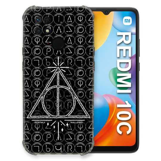 Coque Pour Xiaomi Redmi 10C Harry Potter Hollows Triangle Noir