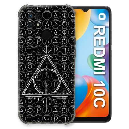 Coque Pour Xiaomi Redmi 10C Harry Potter Hollows Triangle Noir