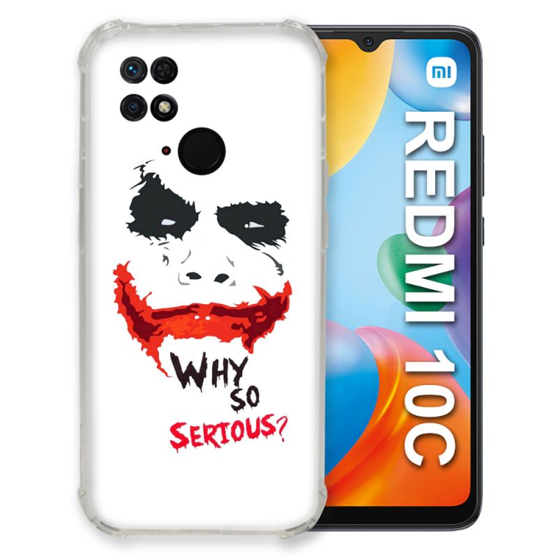 Coque Pour Xiaomi Redmi 10C Joker Blanc