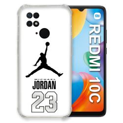 Coque Pour Xiaomi Redmi 10C Jordan 23 Blanc