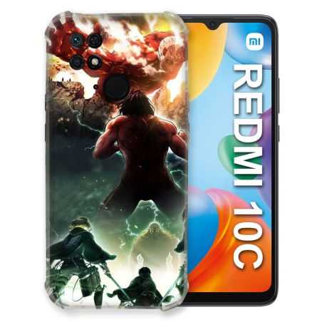 Coque Pour Xiaomi Redmi 10C Manga Attaque Titans Combat