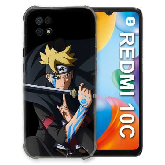 Coque Pour Xiaomi Redmi 10C Manga Boruto Tatouage