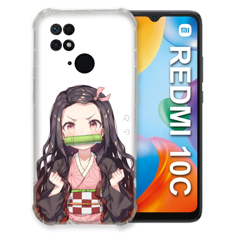 Coque Pour Xiaomi Redmi 10C Manga Demon Slayer Nezuko