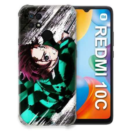 Coque Pour Xiaomi Redmi 10C Manga Demon Slayer Tanjiro