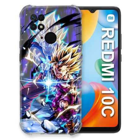 Coque Pour Xiaomi Redmi 10C Manga Dragon Ball Sangohan Duo