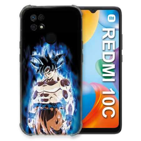 Coque Pour Xiaomi Redmi 10C Manga Dragon Ball Sangoku Noir